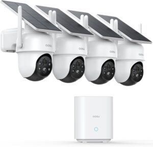 aosu Solar Power 2k Security Cameras System