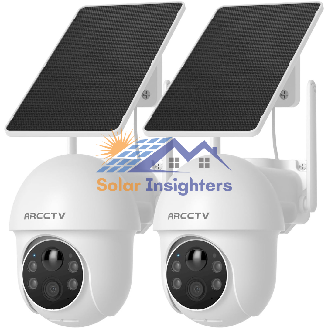 ARCCTV Solar Security Cameras With Dual Band