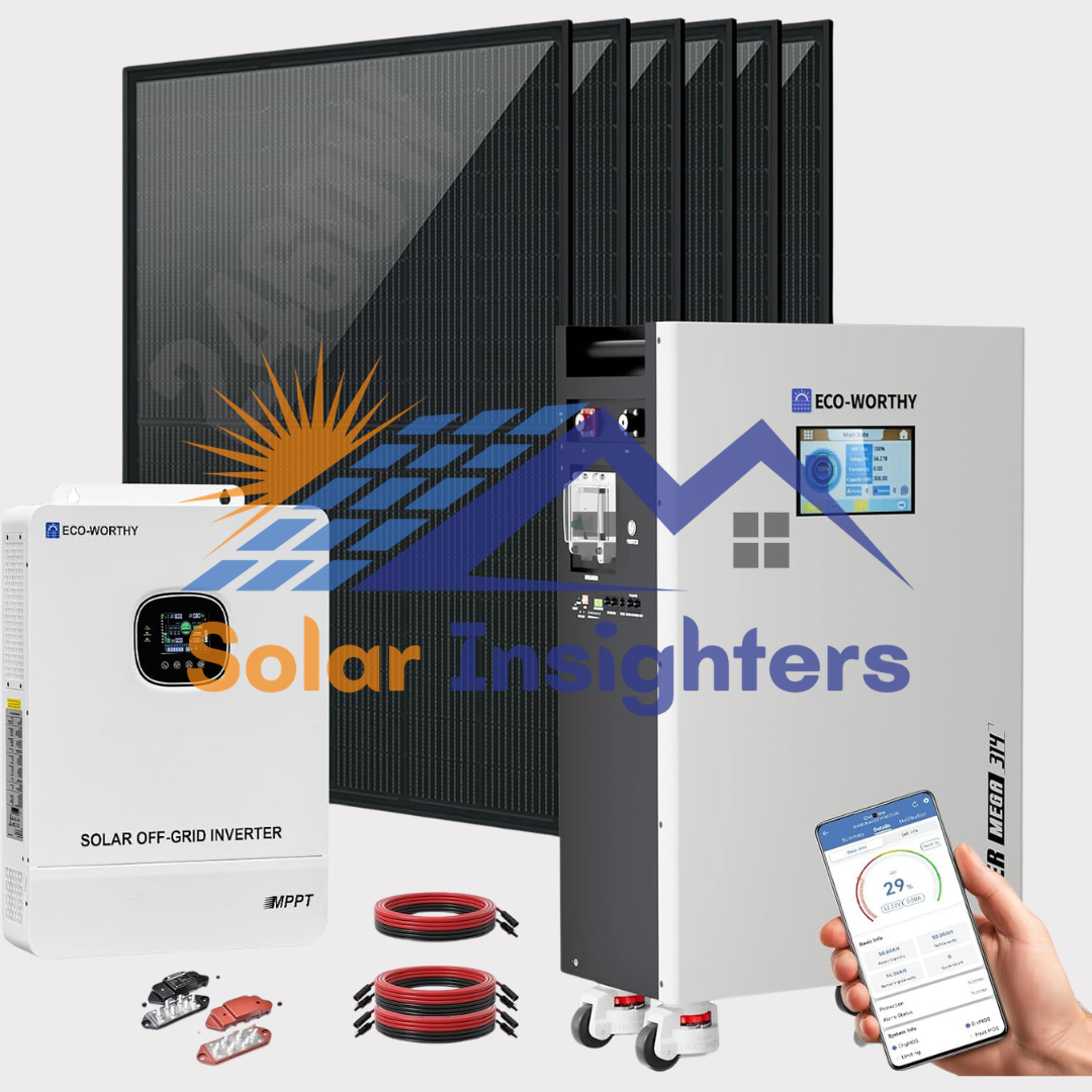 ECO WORTHY 10000W Off-Grid Solar Panel Kit for Home