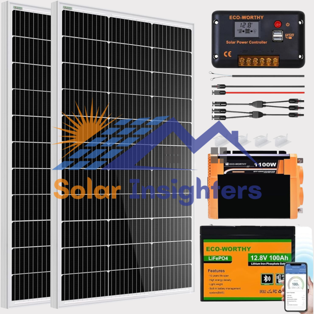 ECO-WORTHY 200 Watt 12V Solar Panel Starter Kit