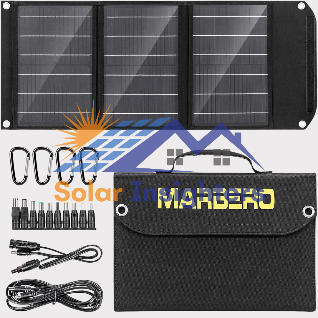 MARBERO 30W Portable Solar Panel for Camping